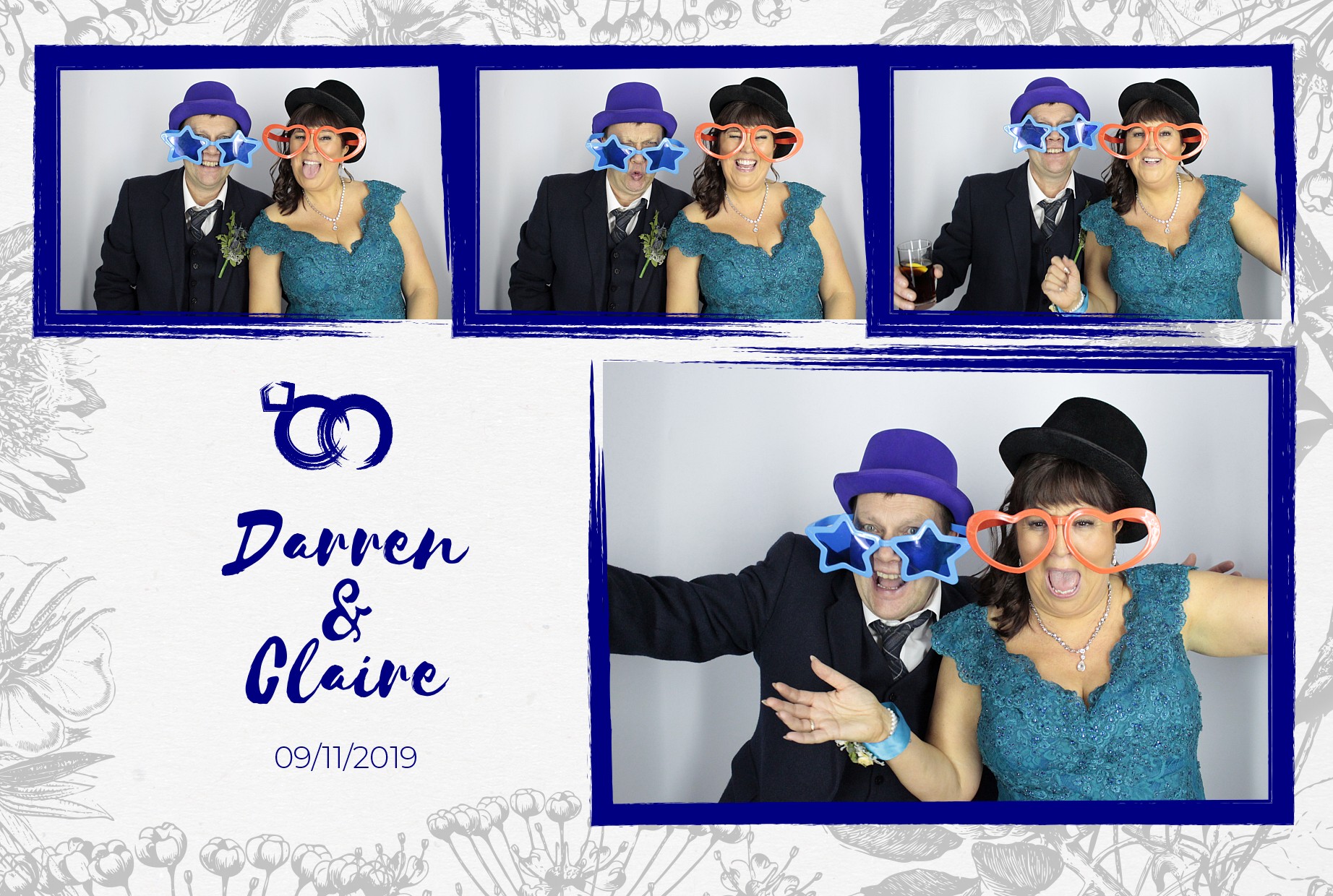 Darren and Claire’s Wedding  | View more photos from the event at gallery.myphotoboothexperience.co.uk/u/MyPhotoBoothExperienceLtd/Darren-and-Claire’s-Wedding